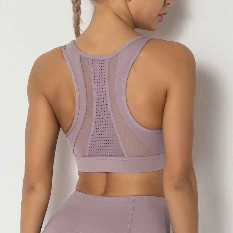 Atmungsaktive Mesh-Sportweste für Damen – Activewear-Oberteil für Training und Fitness
