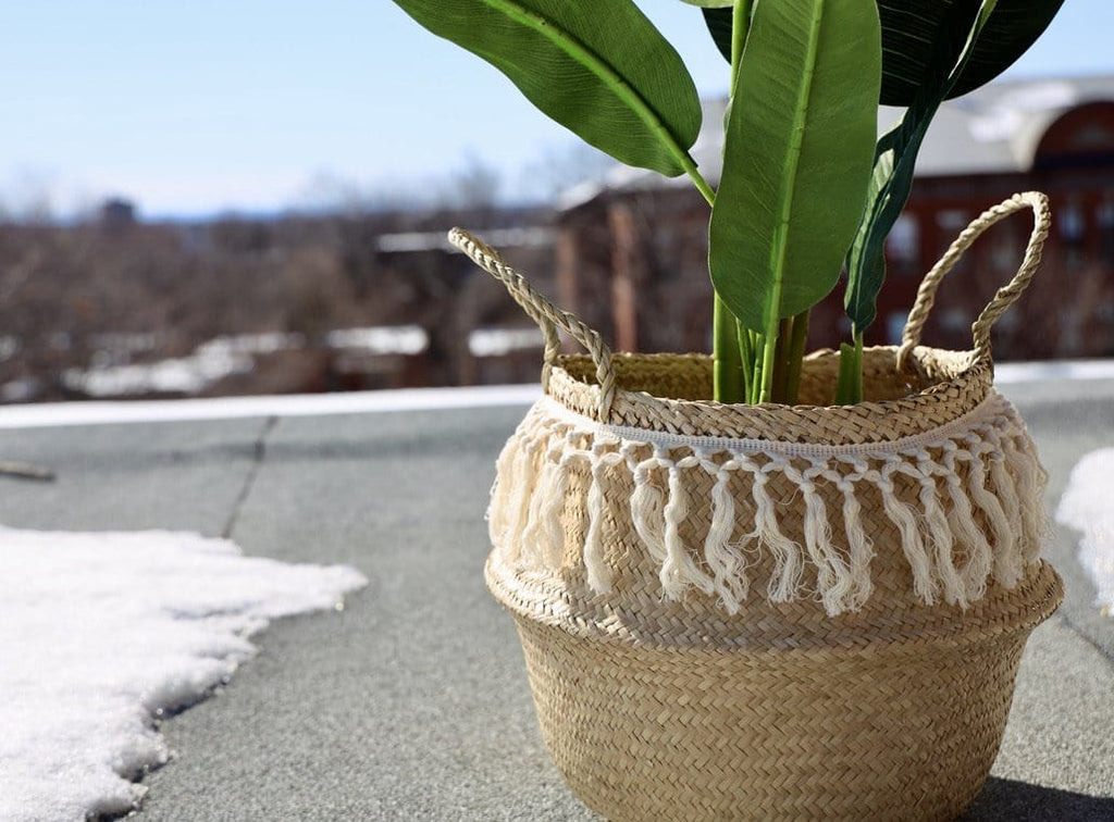 Pokha - Seagrass Basket With Tassel