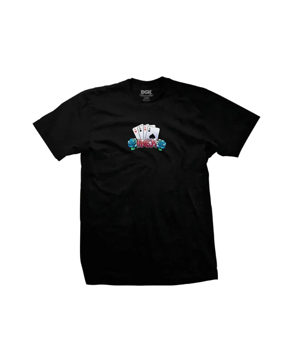 Camiseta DGK 'Aces' - Negro