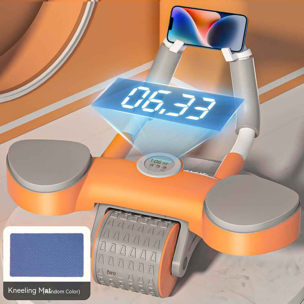 Automatisches Bauchmuskelrad mit Rückholfunktion – Fitnessgerät für das Core-Training zu Hause