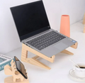 木製ノートパソコン・スマホスタンド