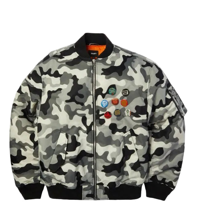 Chaqueta de vuelo 'Olympia' de HUF - Camuflaje