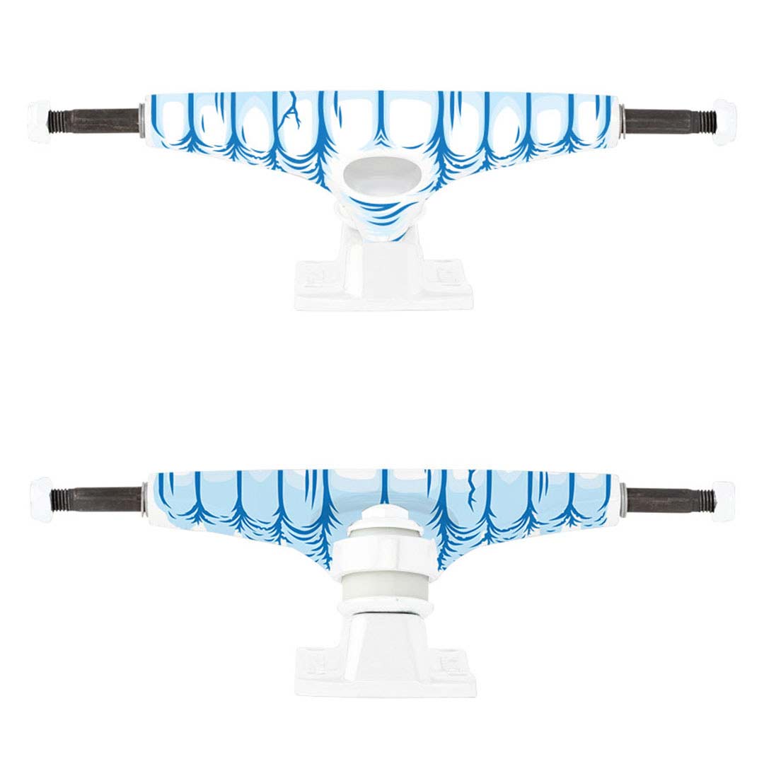 Ejes Krux 'K5 Chompers DLK' - Blanco/Azul