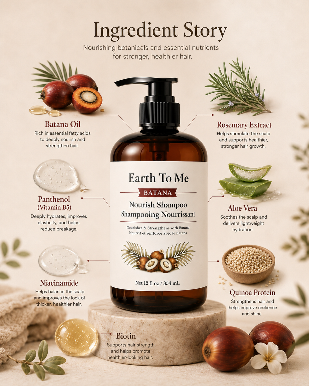 Batana Nourish Shampoo 2oz