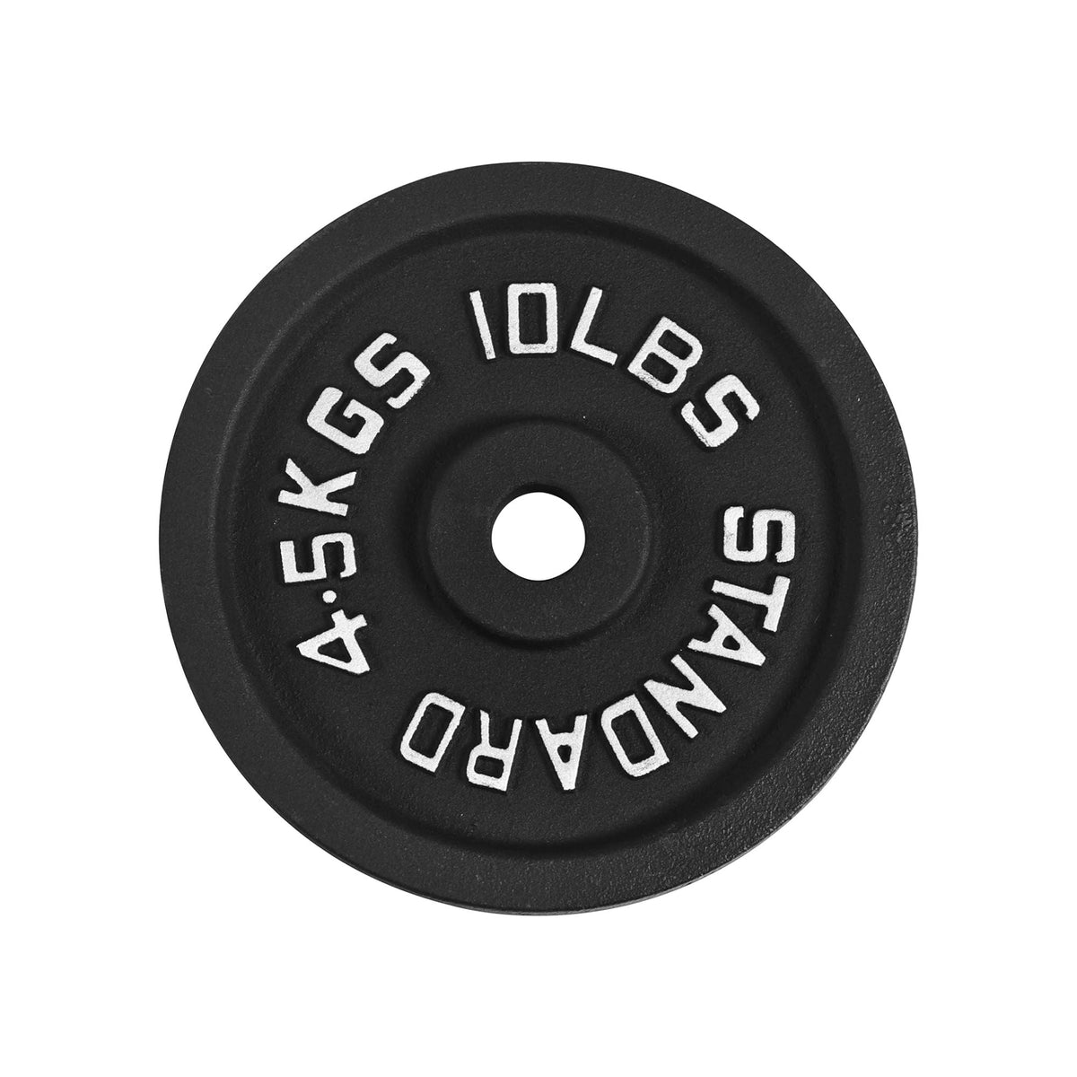 Poids en fonte - Standard, Olympique en livres et en kilogrammes
