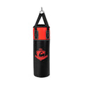 Juego de saco de boxeo colgante para niños de 11 libras con guantes de boxeo - Negro