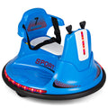 12V Kinder-Elektroauto als Stoßstosswagen mit Sicherheitsgurt, ergonomischer Rückenlehne, weichem Stoßfänger und Eltern-Fernbedienung, 66 lb, Blau