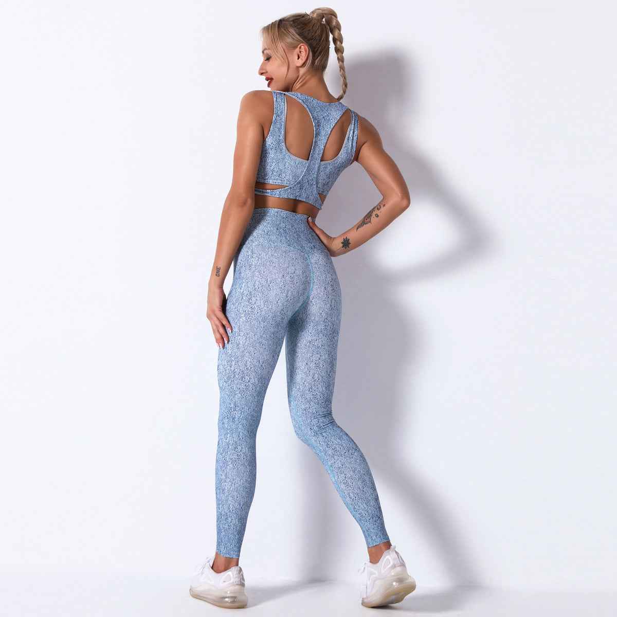 Damen Sport-Yoga-BH-Workout-Set – Fitness- & Activewear-Anzug