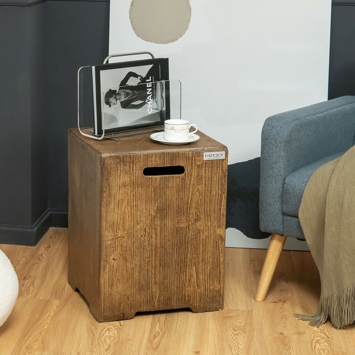 16-Zoll-Tischabdeckung für den Außenbereich für Standard-20-lbs-Propangastank-B