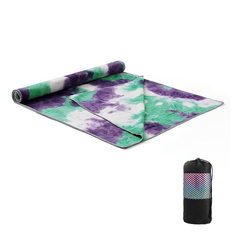 Tie-Dye-Yoga-Decke – Breites Yoga-Matten-Handtuch & Übungsdecke