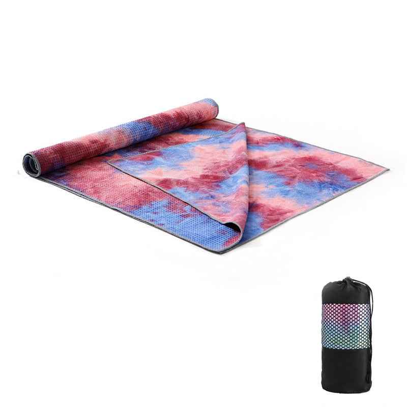 Tie-Dye-Yoga-Decke – Breites Yoga-Matten-Handtuch & Übungsdecke