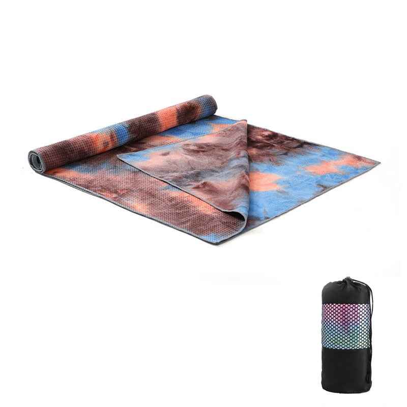 Tie-Dye-Yoga-Decke – Breites Yoga-Matten-Handtuch & Übungsdecke