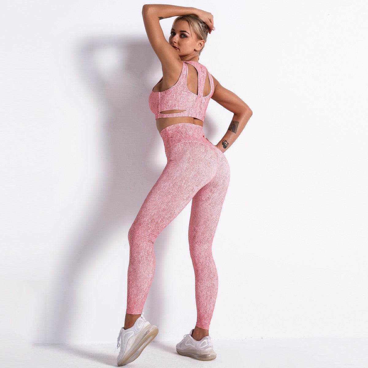 Damen Sport-Yoga-BH-Workout-Set – Fitness- & Activewear-Anzug