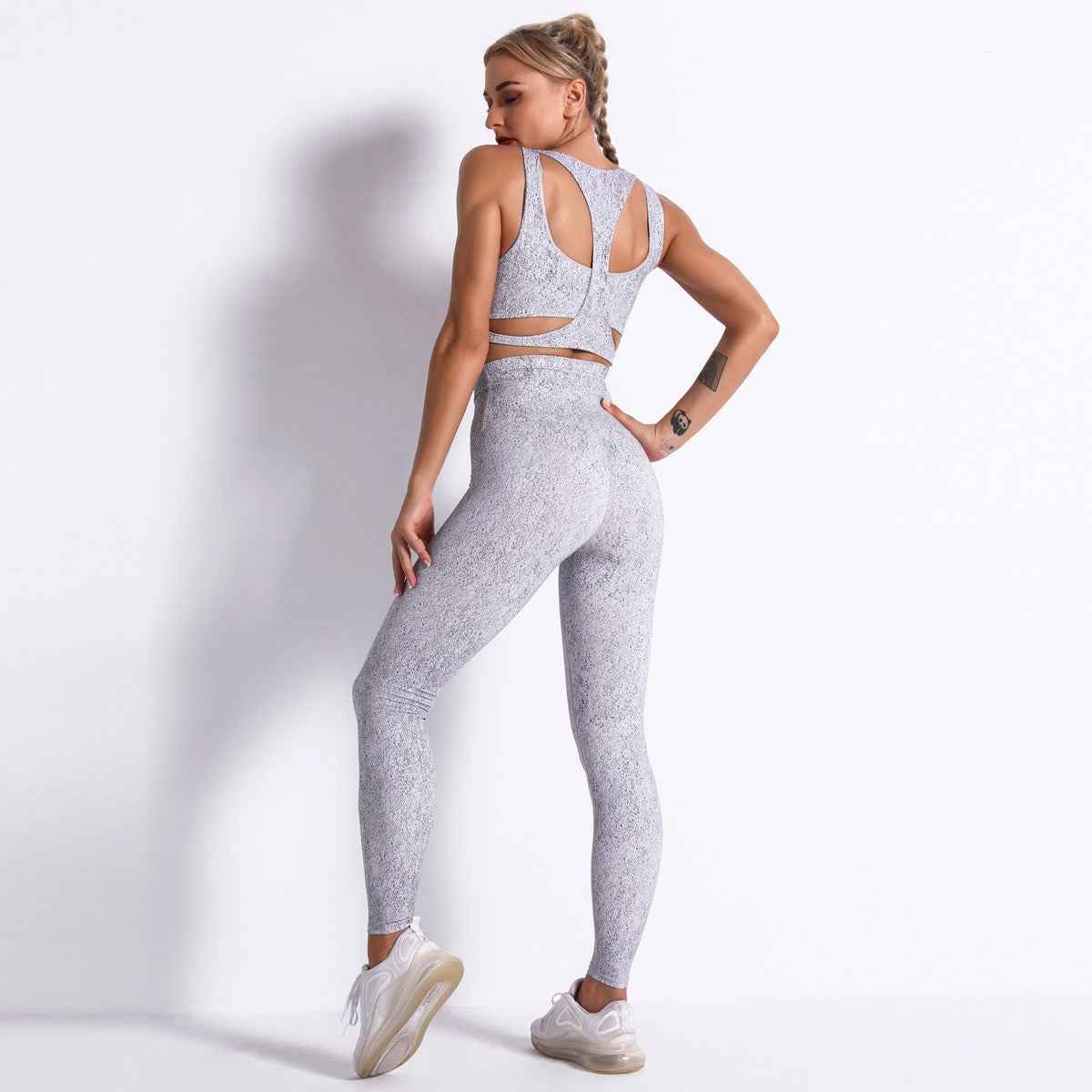 Damen Sport-Yoga-BH-Workout-Set – Fitness- & Activewear-Anzug