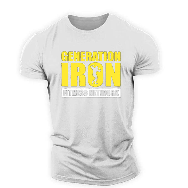 Débardeur de fitness tendance pour homme – T-shirt de sport imprimé décontracté