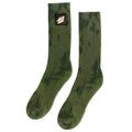Santa Cruz 'Flamed Not A Dot' Crew Socks - Olive Wash