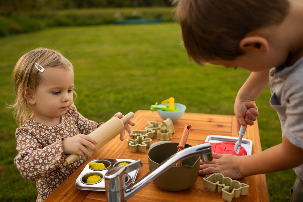 One Sink Simple Mud Kitchen