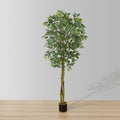 Benja Artificial Ficus Tree Potted Plant 6’
