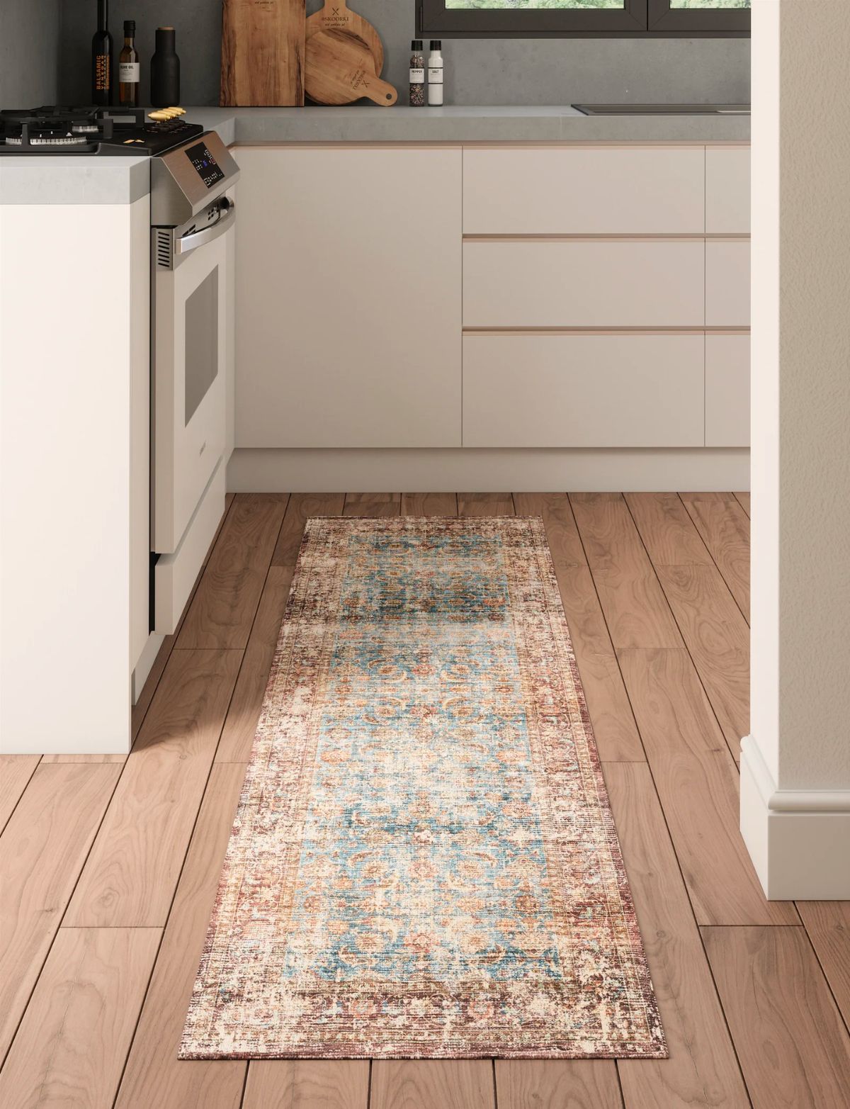 Zariah Brick Lagoon Rug