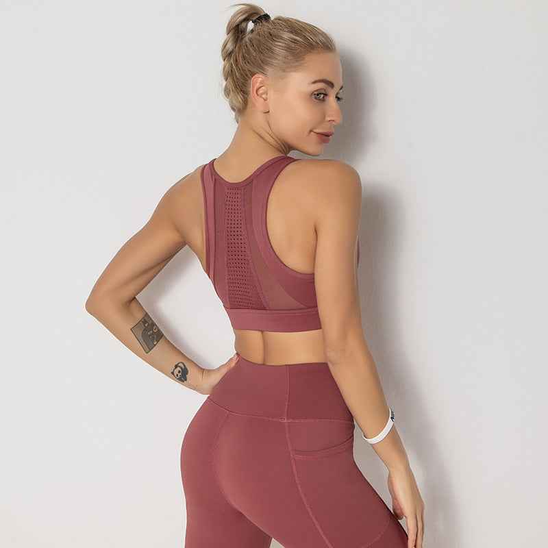 Atmungsaktive Mesh-Sportweste für Damen – Activewear-Oberteil für Training und Fitness