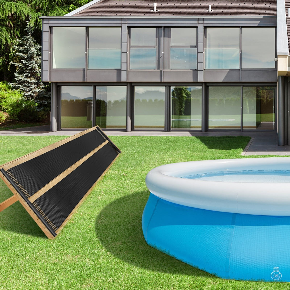2 Stück 10/16,4/20 Fuß wetterfestes Solar-Poolheizsystem-L