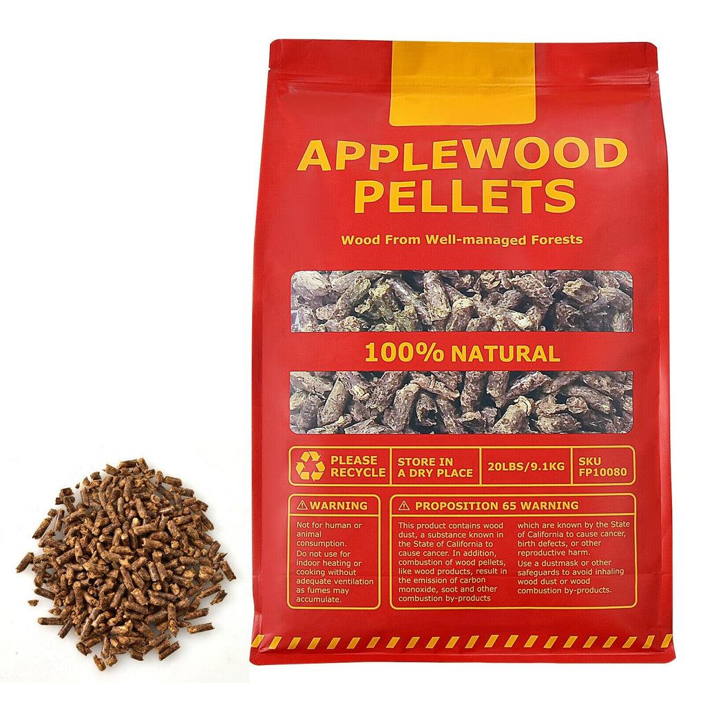 20 Pfund Apfelholzpellets, 100 % naturbelassen, für Pelletgrills
