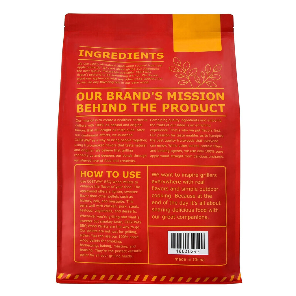 20 Pfund Apfelholzpellets, 100 % naturbelassen, für Pelletgrills
