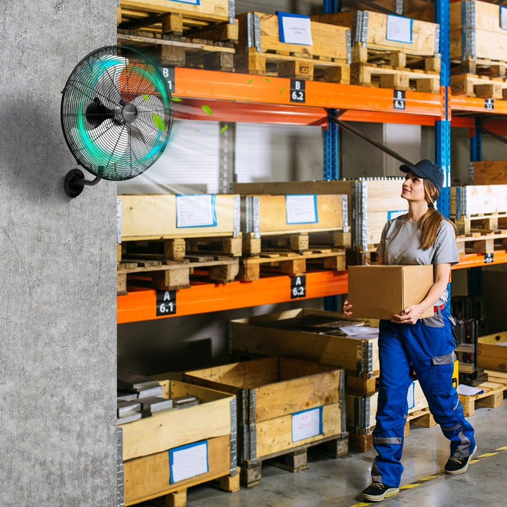 Ventilador industrial de pared de 21 pulgadas y 3 velocidades