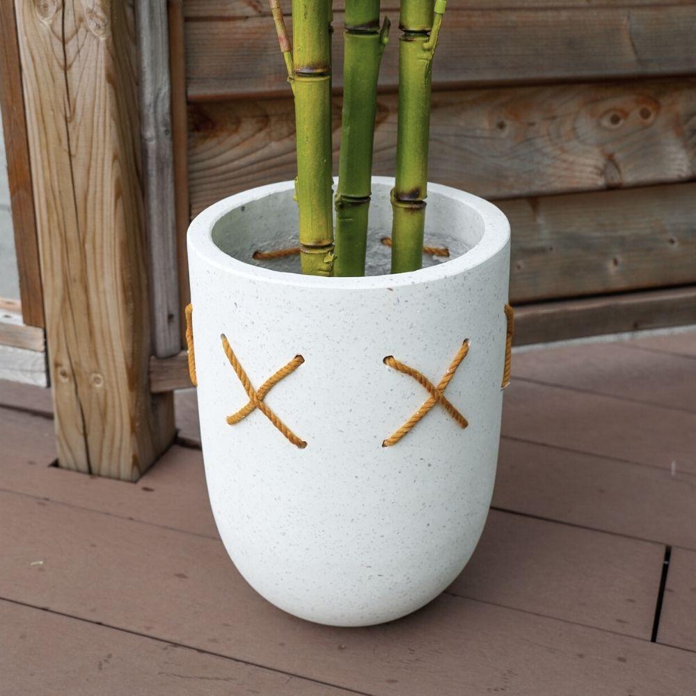 Coco Sandy Cement Planter 9''