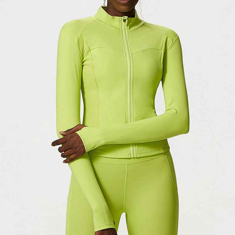 Damen-Sportjacke aus Nylon – Activewear für das Training im Herbst und Winter