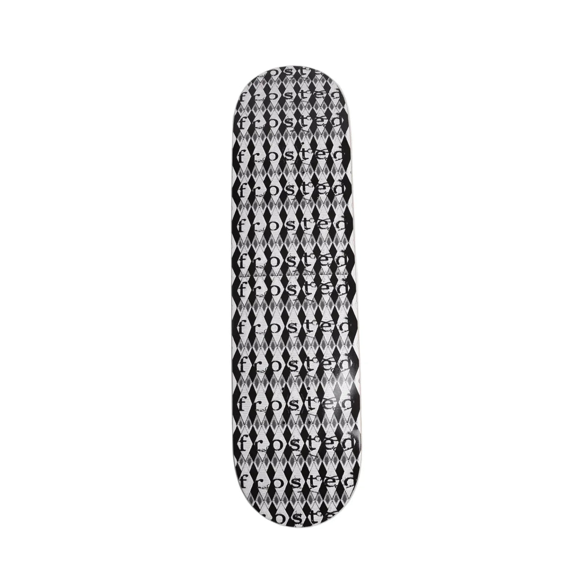 Frosted Skateboards 'Diamond Graphic' スケートボードデッキ - グレー/ブラック
