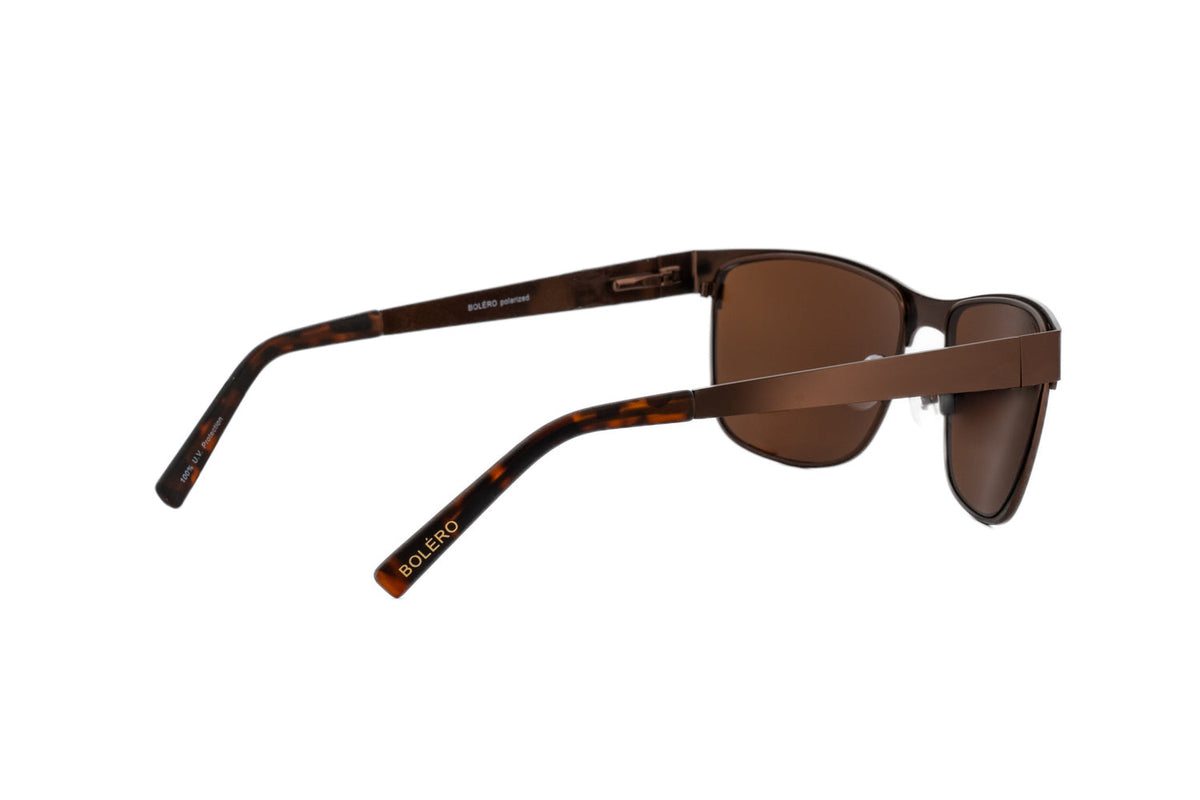 Boléro Alestro — Gafas de sol polarizadas con montura metálica tipo browline