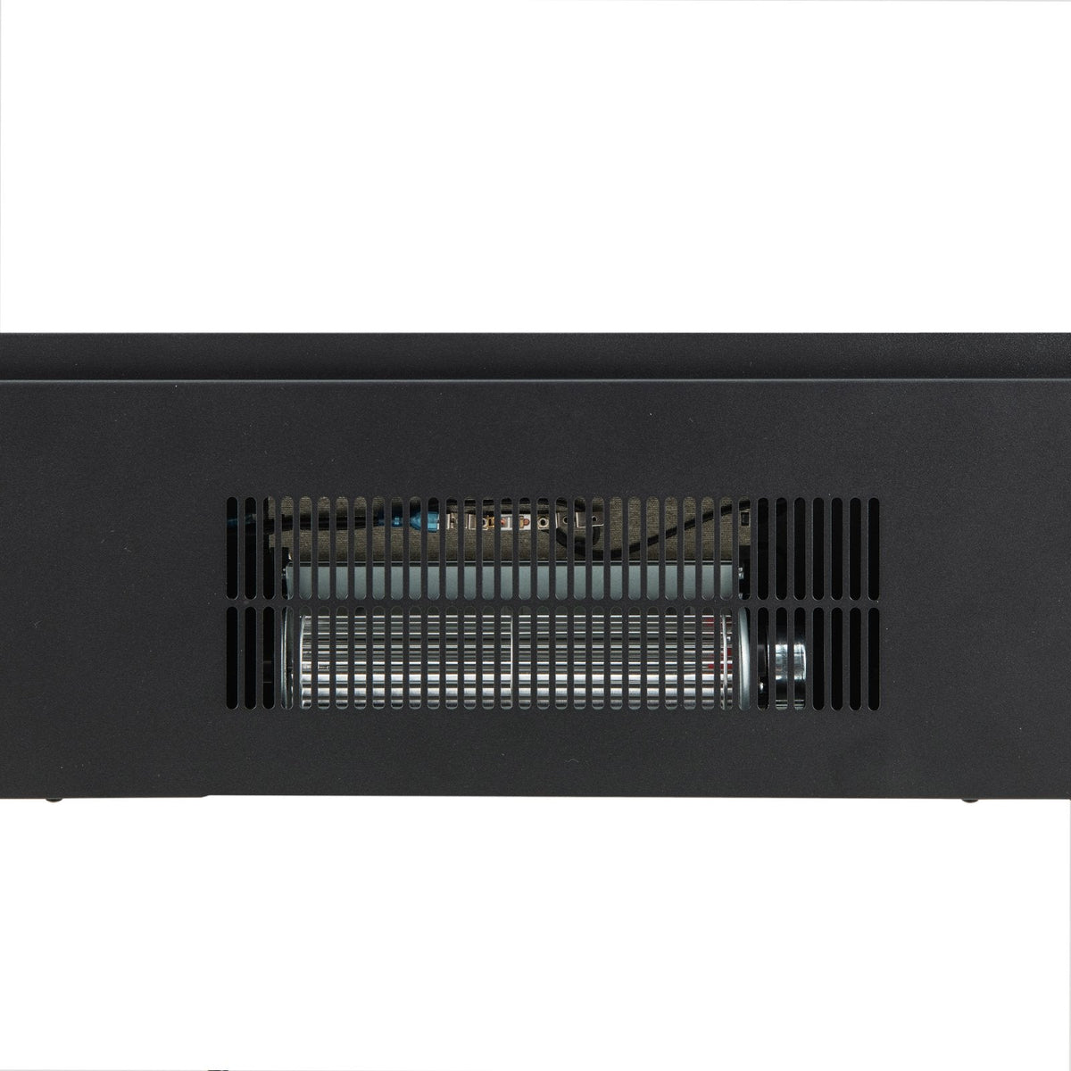 Inserto de chimenea eléctrica infrarroja de 26 pulgadas con control remoto-Negro