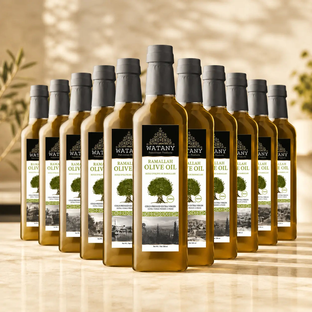 Ramallah Palestinian Extra Virgin Olive Oil – 750ml, 1L & 16L