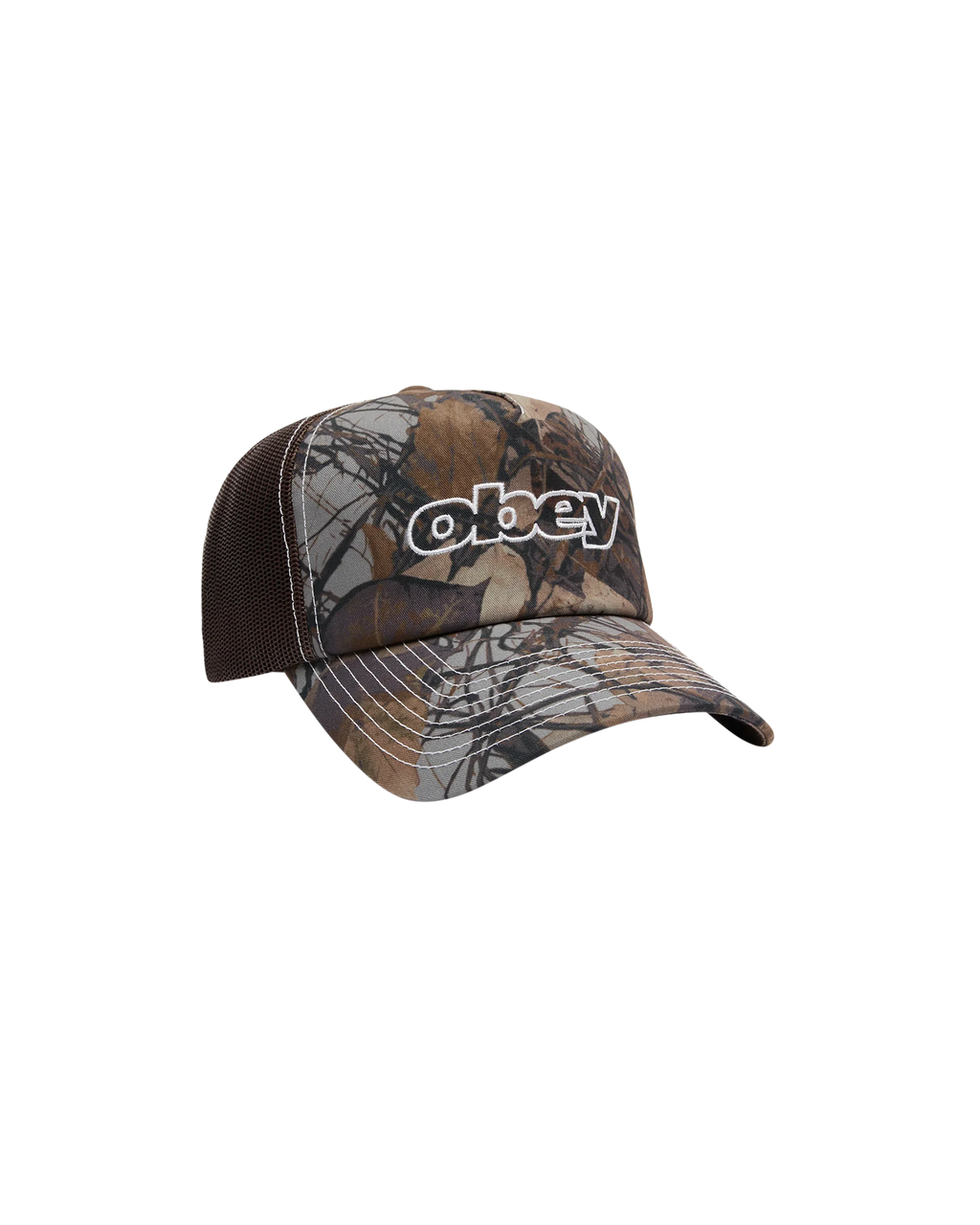 Gorra de camionero 'Form' de Obey - Estampado de camuflaje multicolor