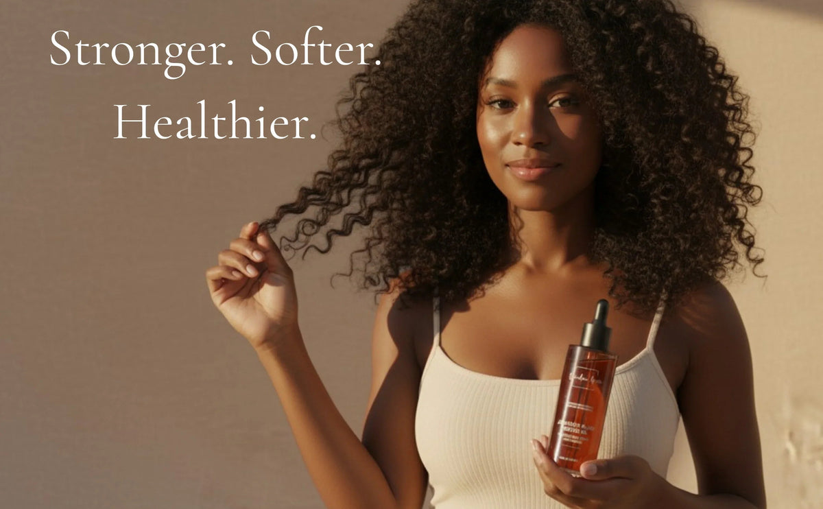 Canadian Grace 100% Organic Jamaican Black Castor Oil - For Hair, Edges, Brows & Dry Skin