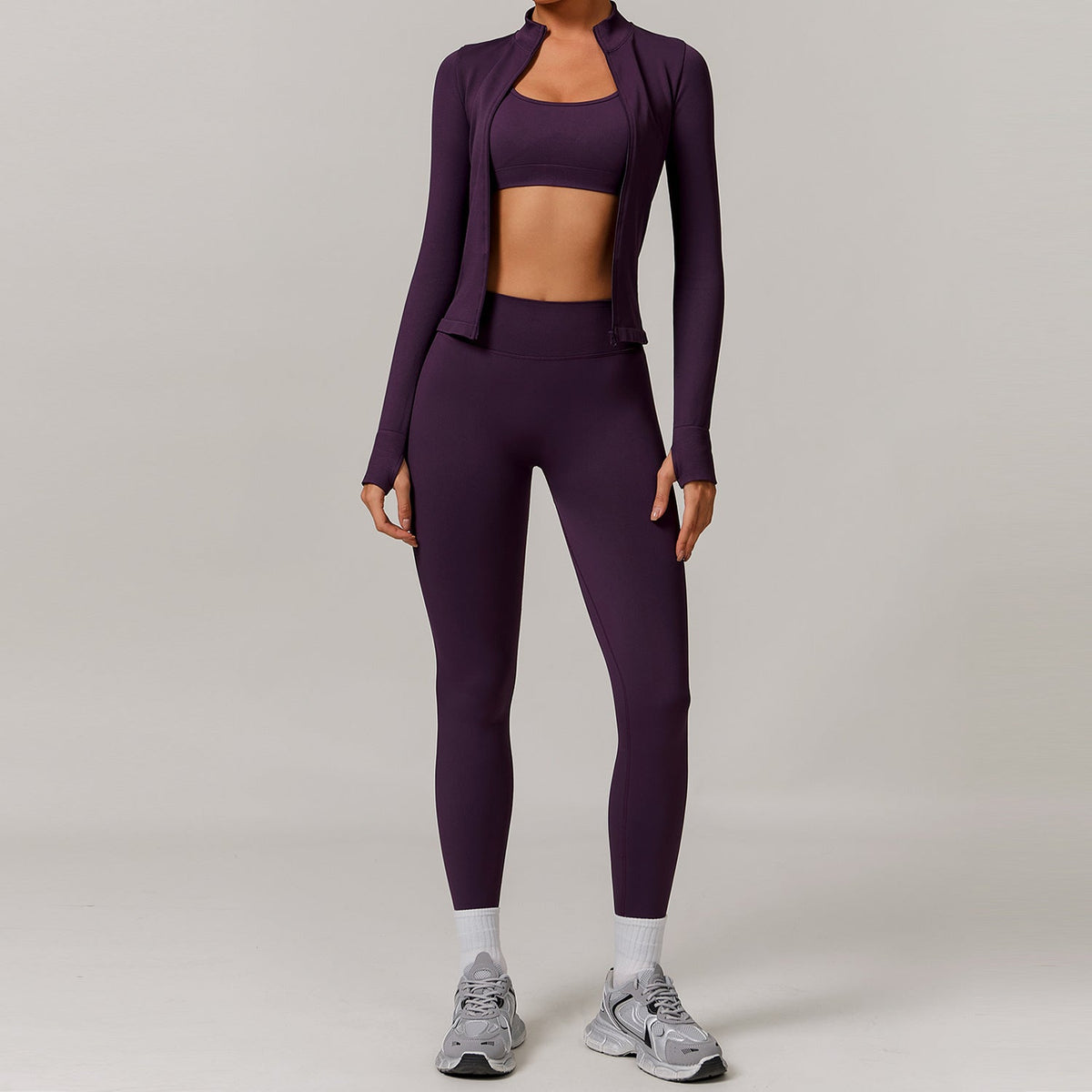 Nahtloses Damen-Yoga-Set mit Beauty-Rücken – Schnelltrocknende, eng anliegende Lauf- & Workout-Sportbekleidung