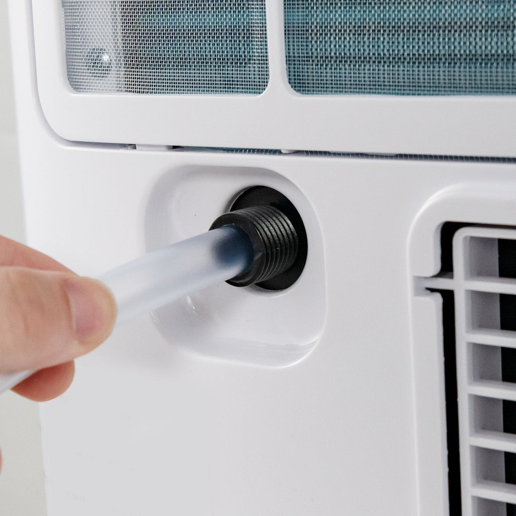 3-in-1 9000 BTU ポータブルエアコン 除湿機 24時間タイマー付き、ホワイト、280平方フィート