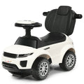 Voiture à pousser 3-en-1 pour enfant avec musique - Blanc