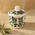 Handmade Ceramic Storage Canister – Sugar, Tea & Coffee with Lid 4 × 5 in
