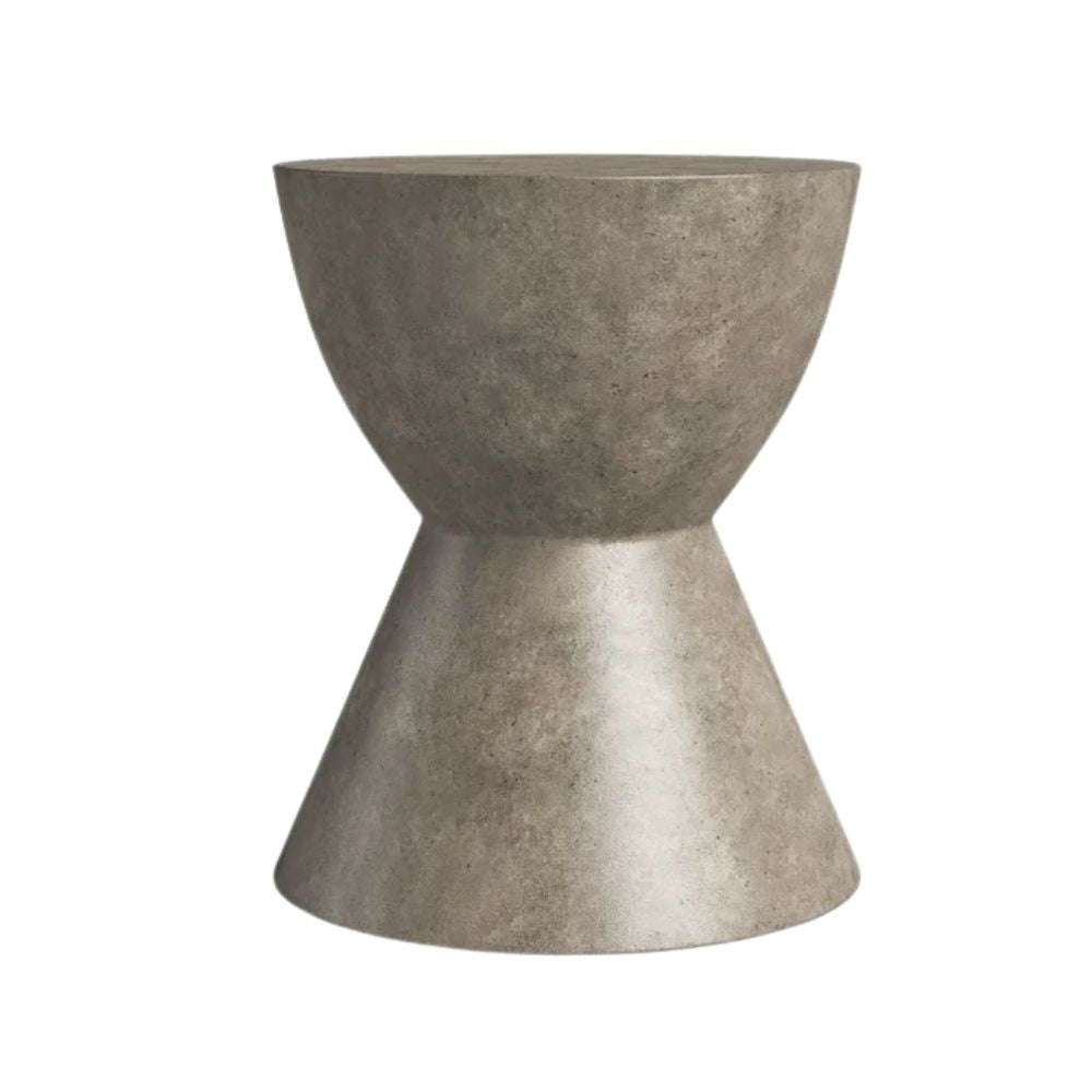 Roger Concrete Terrazzo Mid-Century End Table