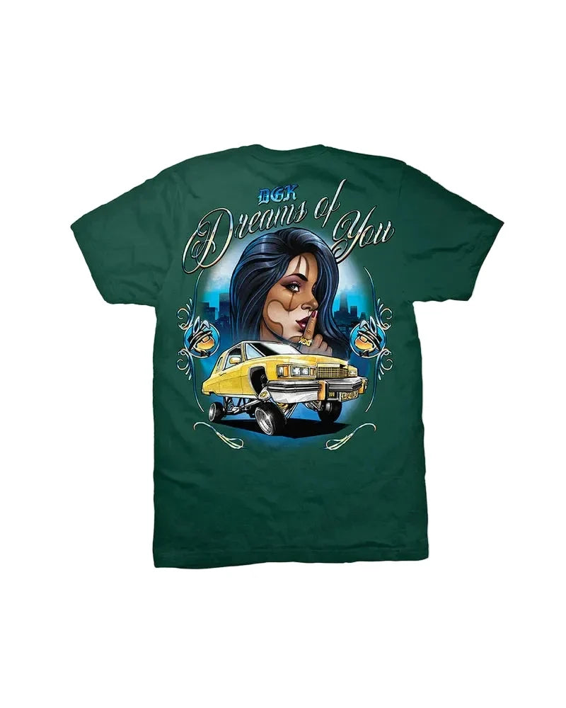 Camiseta DGK 'Sueños' - Verde bosque