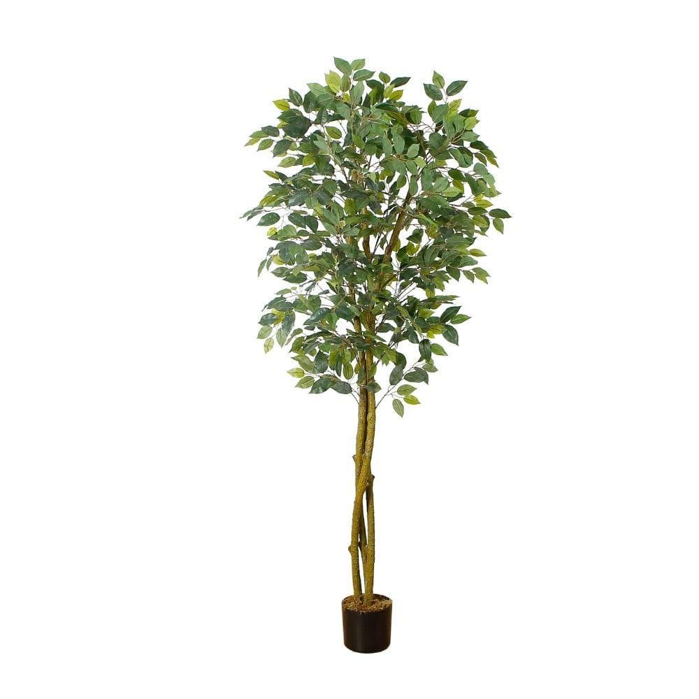 Benja Artificial Ficus Tree Potted Plant 6’