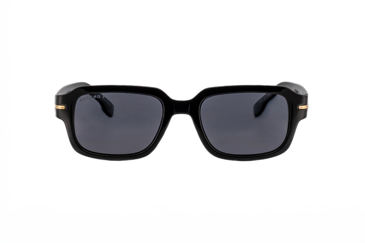 Lunettes de soleil rectangulaires rétro Boléro Rhea