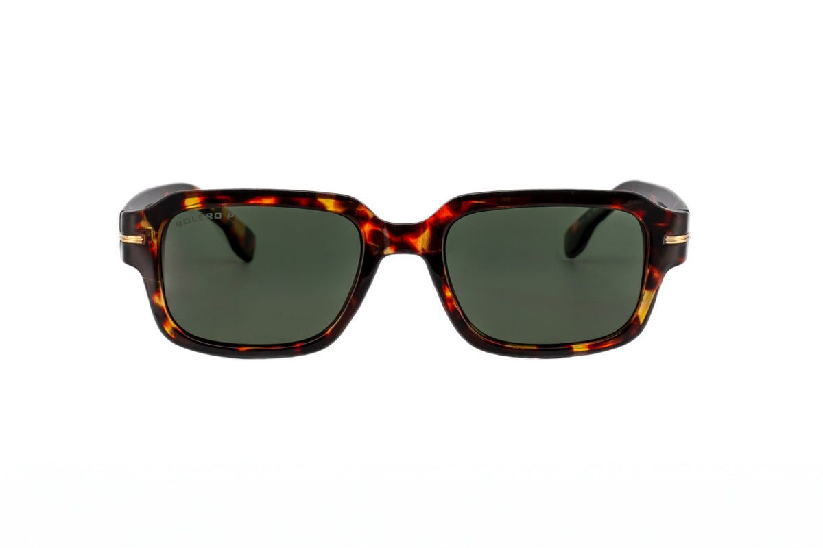 Lunettes de soleil rectangulaires rétro Boléro Rhea