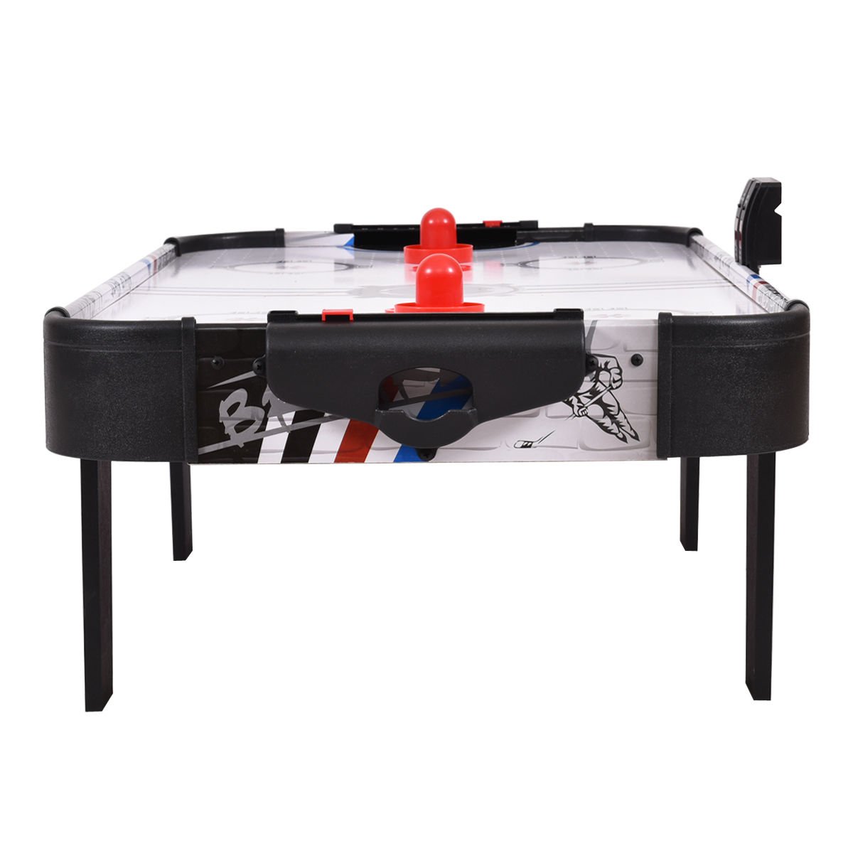 Table de hockey à air de 42 pouces, avec marquage électronique et 2 poussoirs