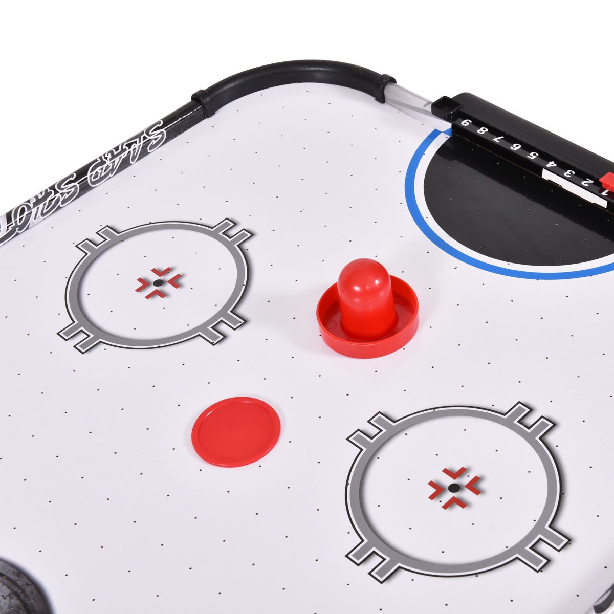 Table de hockey à air de 42 pouces, avec marquage électronique et 2 poussoirs