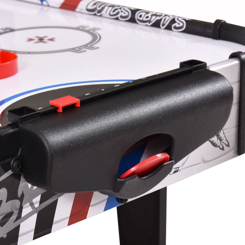 Table de hockey à air de 42 pouces, avec marquage électronique et 2 poussoirs
