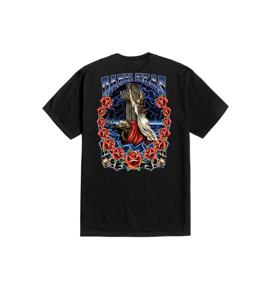 Camiseta Dark Seas 'Rock Solid' - Negro