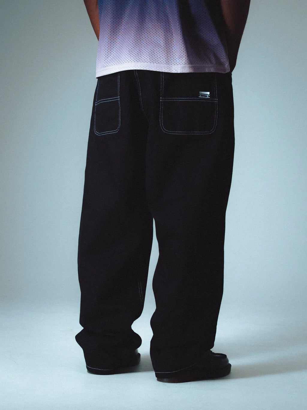 Pantalones holgados de mezclilla Jacker 'Classic' - Negro